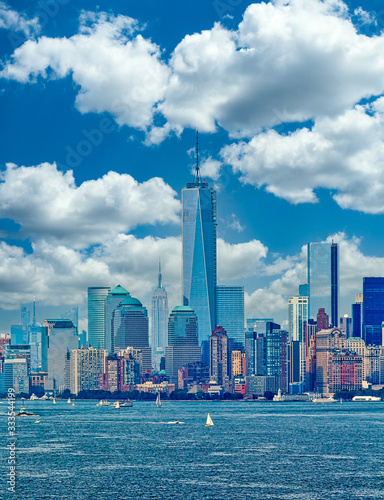View of Manhattan from the Sea