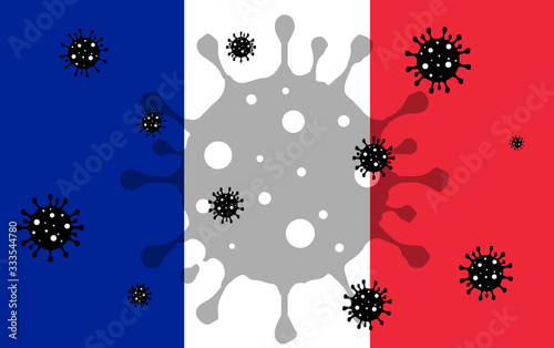 Coronavirus In France. COVID-19 In France. Novel Coronavirus In France