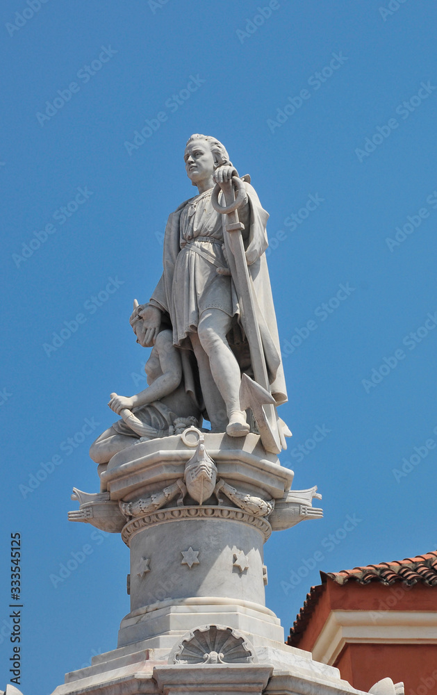Monument to Columbus, Plaza de la Aduana, Cartagena