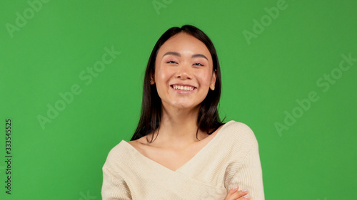 Foto Asian woman isolated on white background