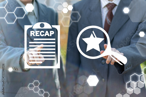 Foto Recap Review Presentation Analysis Assessment Business Concept
