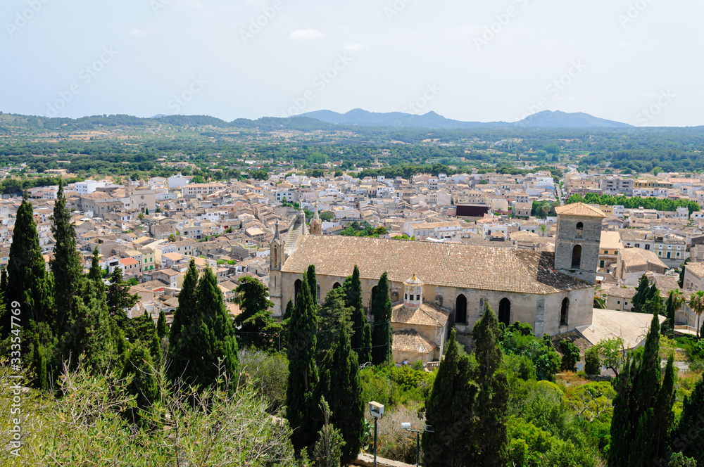 Looking down on the town of Arta, Mallorca/Majorca