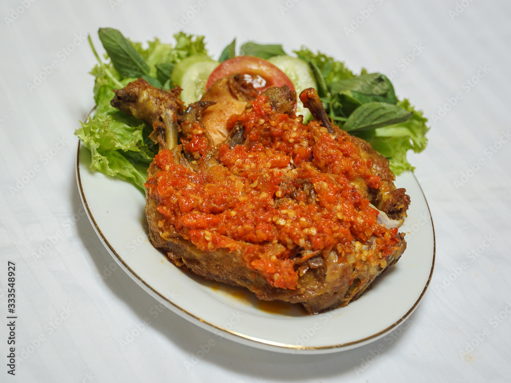 Fototapeta premium indonesian spicy food
