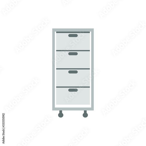 cloth wardrobe on white background