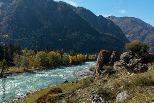 river in the mountains