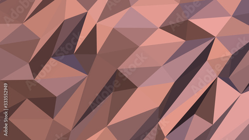 Abstract polygonal background. Modern Wallpaper. Rosy Brown vector illustration
