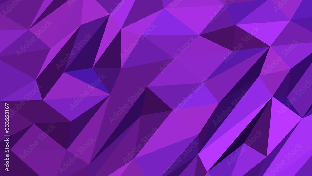 Fototapeta premium Abstract polygonal background. Modern Wallpaper. Blue Violet vector illustration