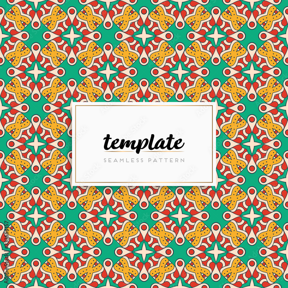 Background mandala seamless pattern vector Background mandala seamless pattern vector