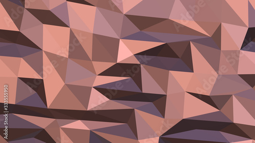 Abstract polygonal background. Modern Wallpaper. Rosy Brown vector illustration