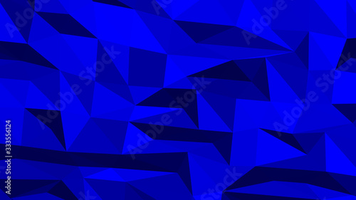 Abstract polygonal background. Modern Wallpaper. Blue vector illustration