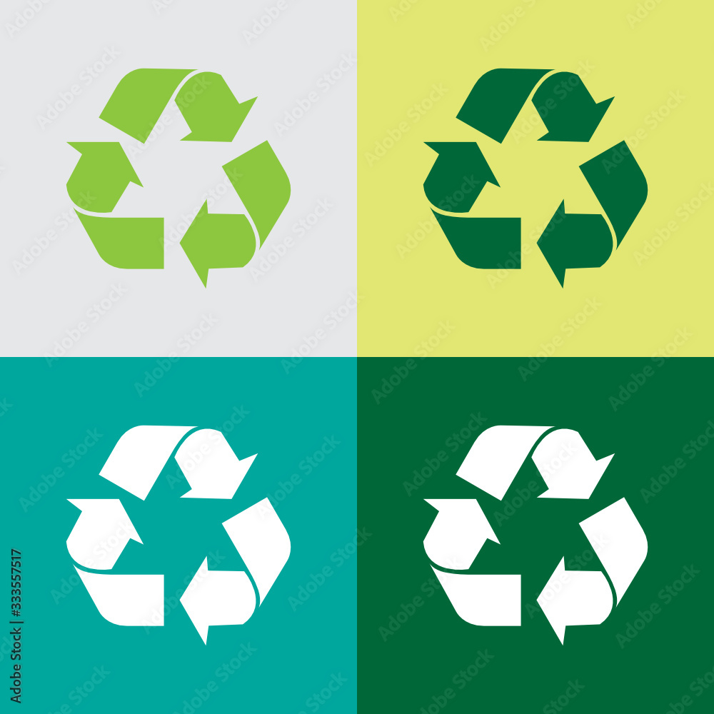 Obraz premium Recycle and packaging sign
