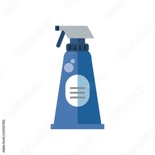 disinfectant spray bottle product flat style