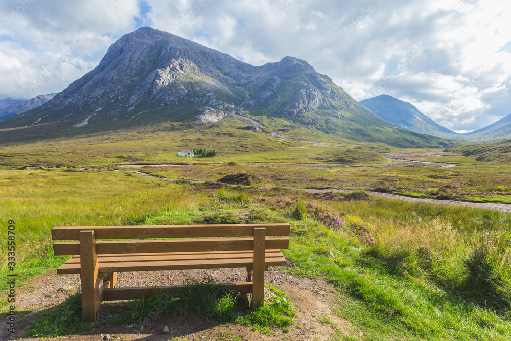 Viewpoint of Buachaille Etive Mor, Glencoe, Scottish Highlands Viewpoint of Buachaille Etive Mor, Glencoe, Scottish Highlands