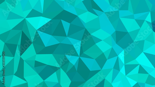 Abstract polygonal background. Modern Wallpaper. Dark Turquoise vector illustration