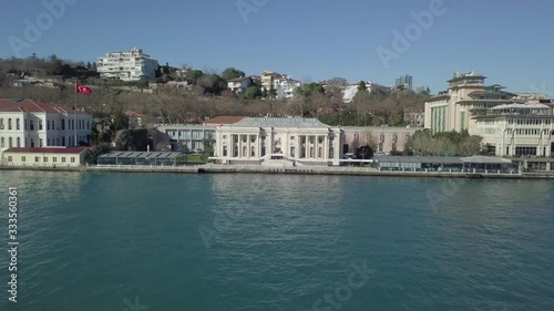 Aerial view of Feriye at İstanbul Bosphorus
