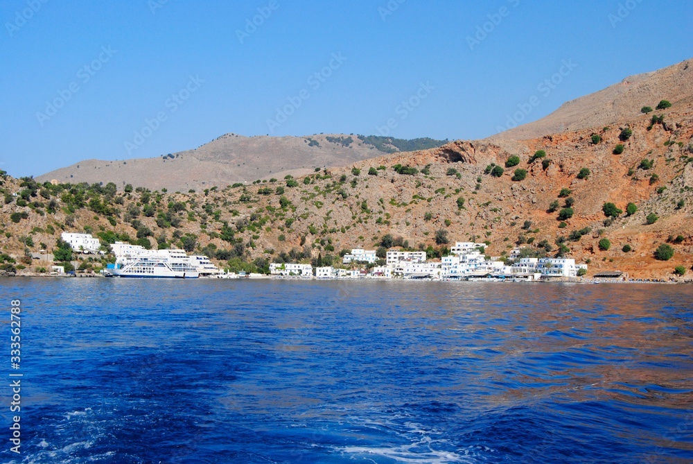 Fototapeta premium Crete island: Loutro village.