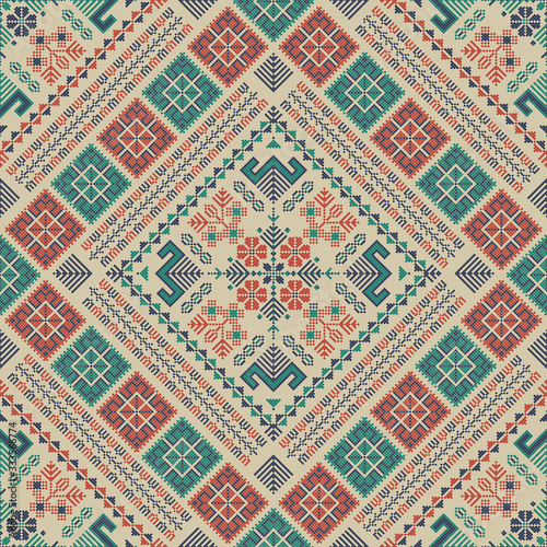 Palestinian embroidery pattern 305