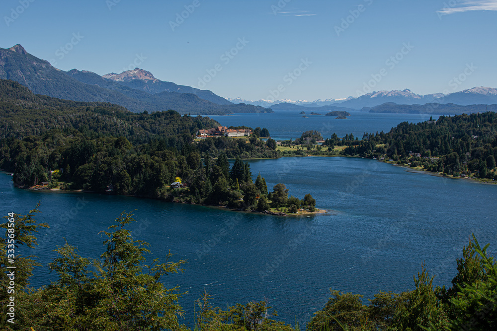 Fototapeta premium beatifull panoramic, lake lacar 