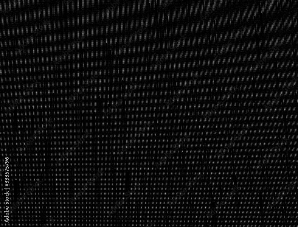 Foto Abstract verical black and white dot flow - 3D rendering