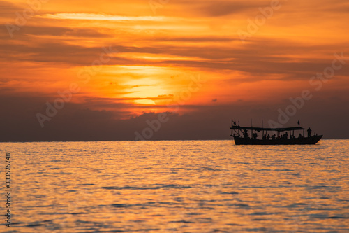 sunset on the sea © Elias