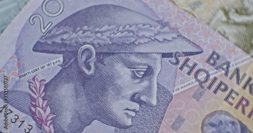 Wallpaper Mural Close up of 2000 Albanian LEK. Albania national currency Torontodigital.ca