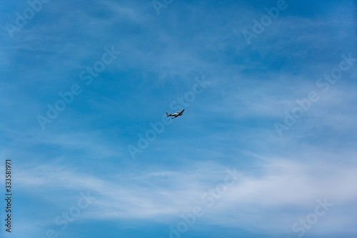 plane in sky