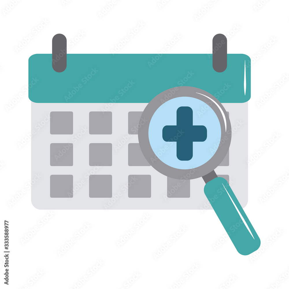 online doctor calendar care flat style icon online doctor calendar care flat style icon