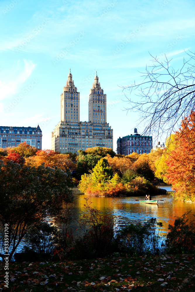 Central Park, against The San Remo