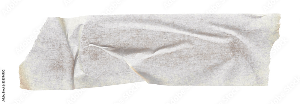 White adhesive paper tape stick over isolated background, blank fastening packaging wrinkled sticker White adhesive paper tape stick over isolated background, blank fastening packaging wrinkled sticker