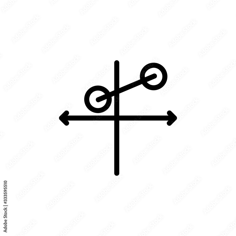 mirror, circle and mathematics icon. Perfect for application, web, logo, game and presentation template. icon design line style mirror, circle and mathematics icon. Perfect for application, web, logo, game and presentation template. icon design line style
