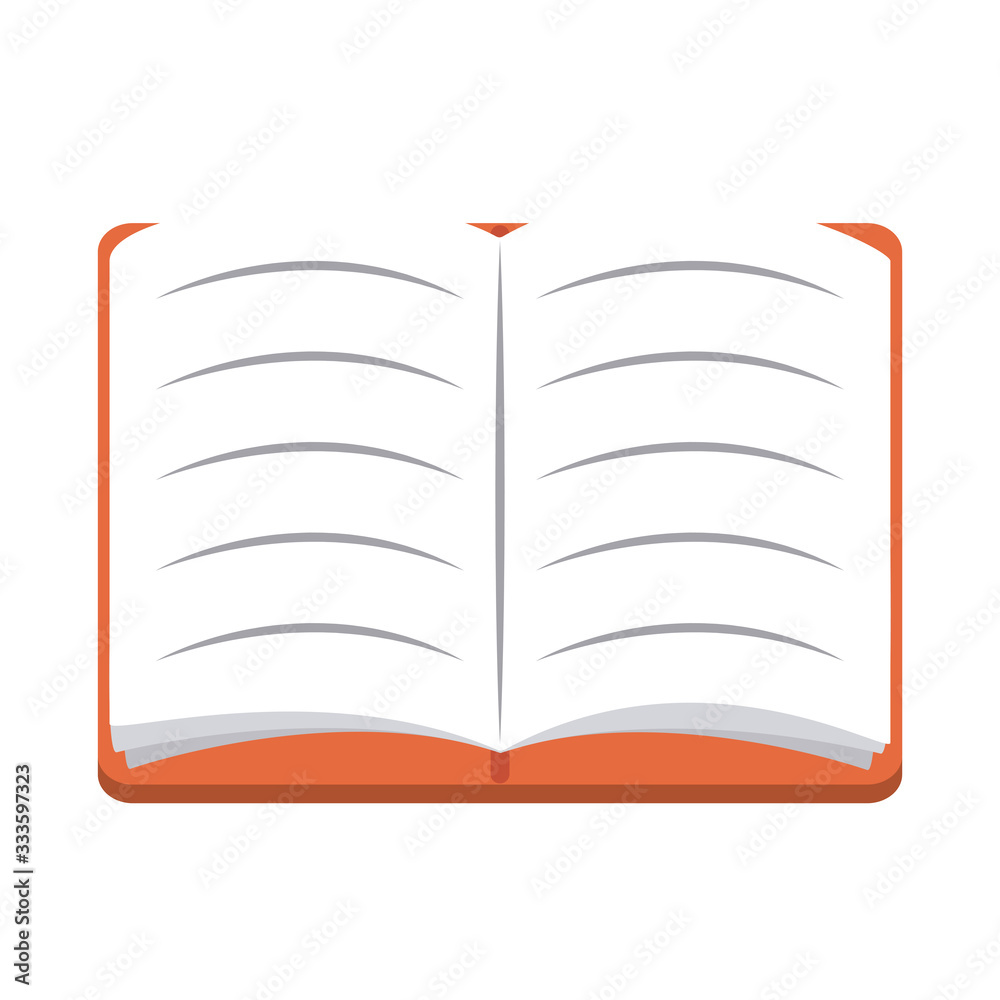 open book read home education flat style icon open book read home education flat style icon