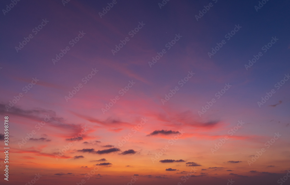 Abstract amazing Scene of stuning Colorful sunset with Moving clouds background in nature and travel concept, wide angle shot Panorama shot. Abstract amazing Scene of stuning Colorful sunset with Moving clouds background in nature and travel concept, wide angle shot Panorama shot.