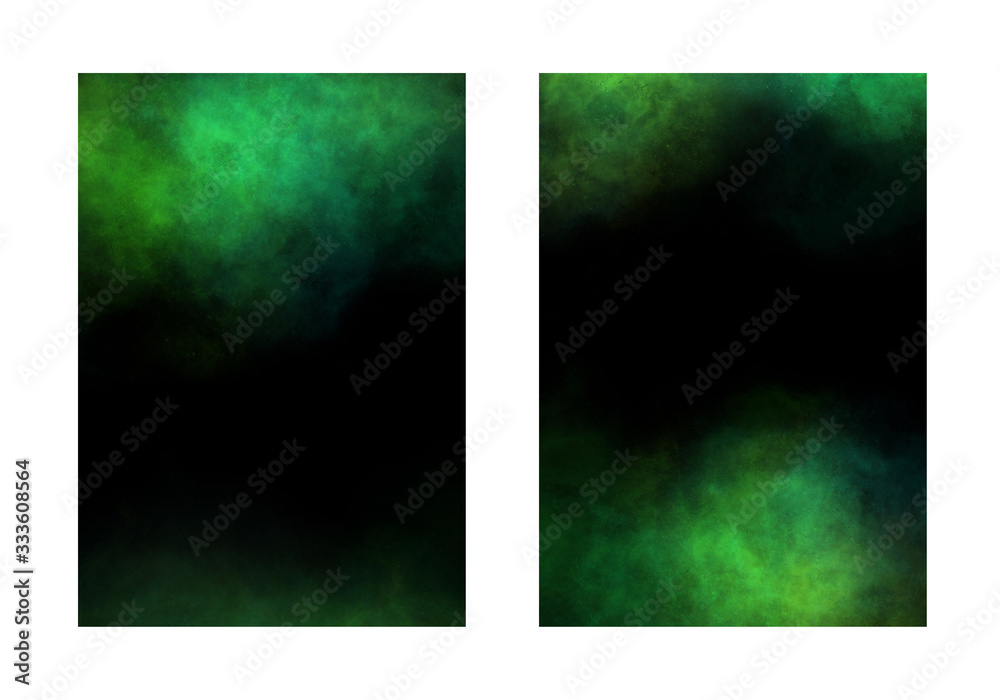 Abstract nebula background for business flyer, book cover, vector illustration.	