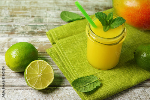 Mango Lime Tropical Drink
