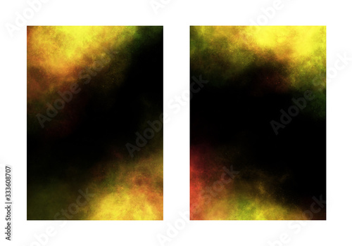 Abstract nebula background for business flyer, book cover, vector illustration. 