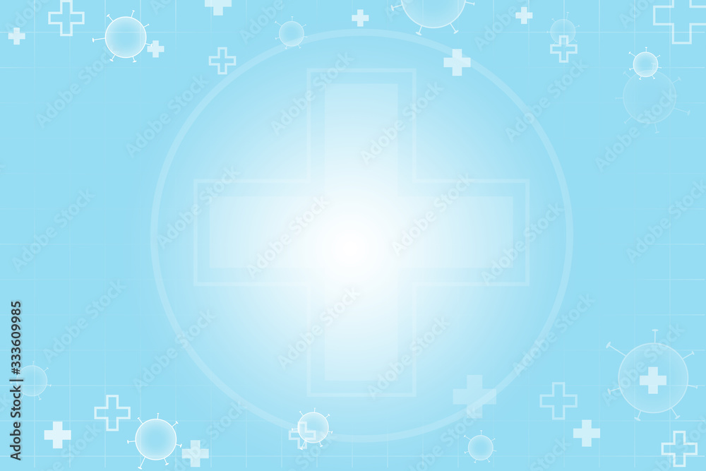 Fototapeta premium the healthcare in soft light abstract background