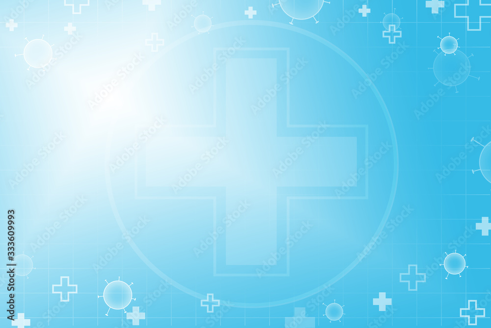 Fototapeta premium the healthcare in soft light abstract background