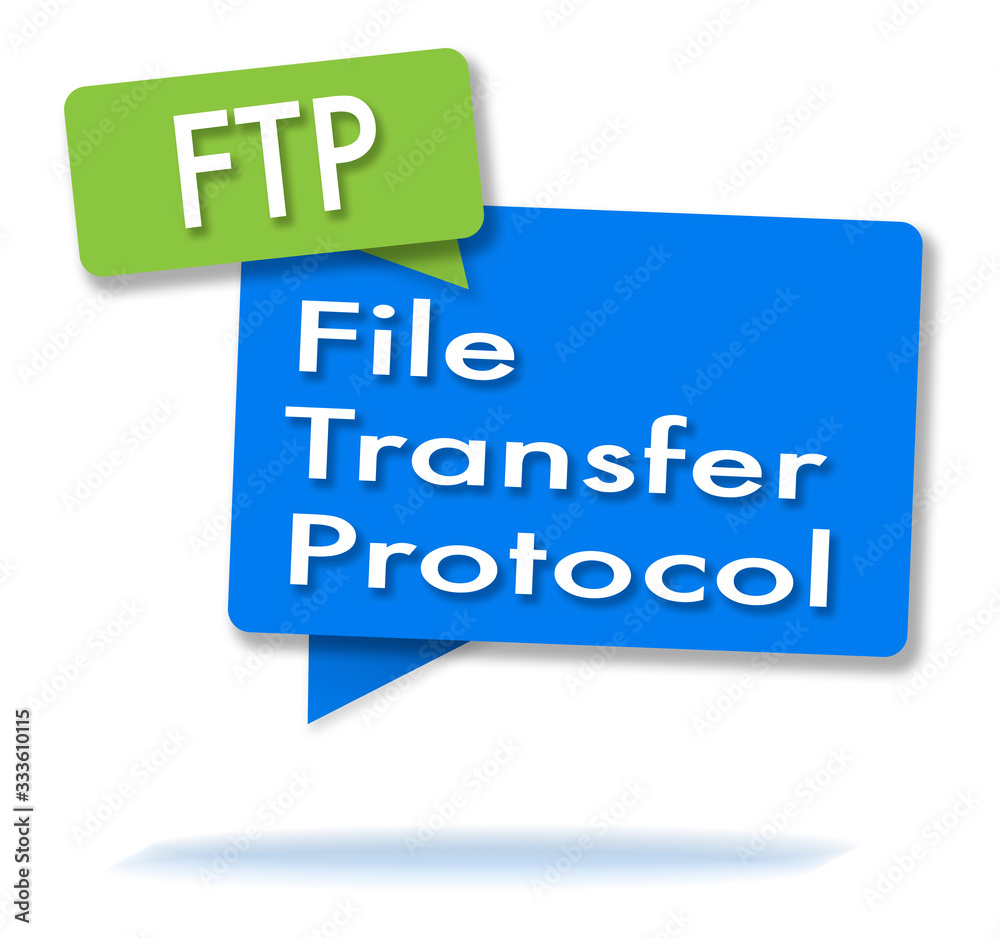 FTP initials in colored bubbles FTP initials in colored bubbles
