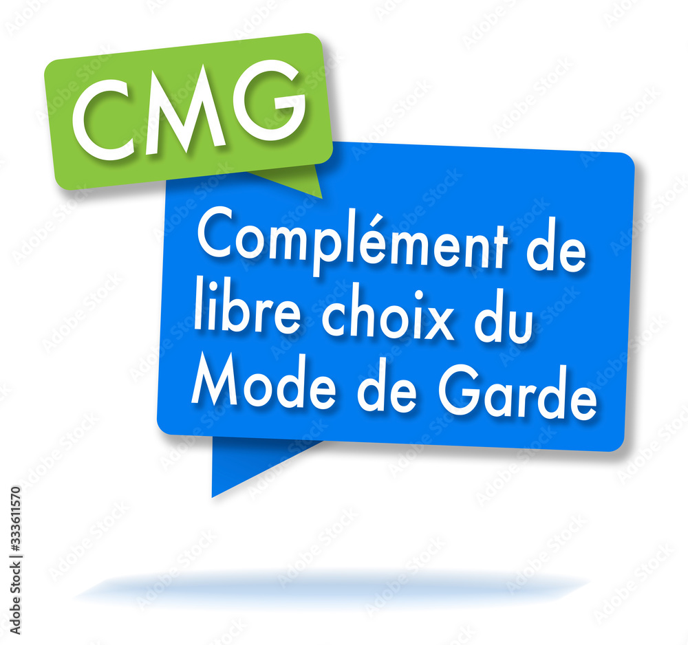 French CMG initials in colored bubbles