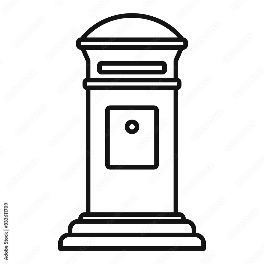 Home envelope inbox icon. Outline home envelope inbox vector icon for web design isolated on white background Home envelope inbox icon. Outline home envelope inbox vector icon for web design isolated on white background