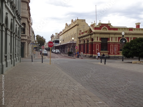 The view of Perth city in Australia photo