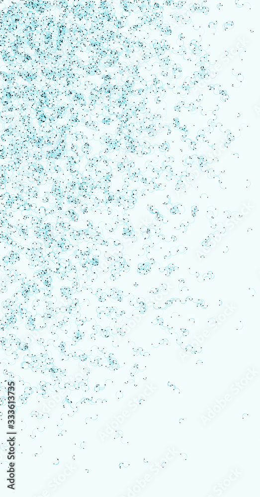 Network Mesh Procedural Art background illustration