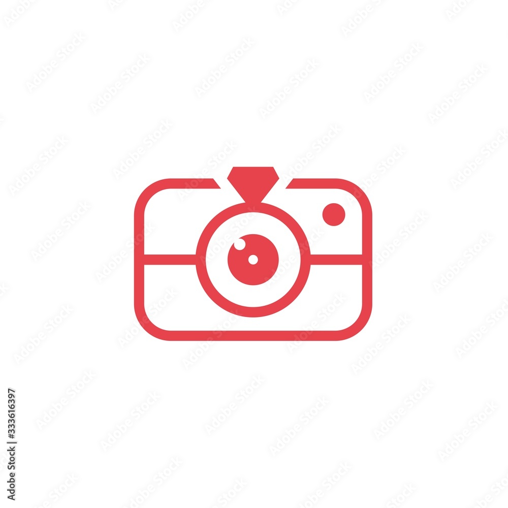 outline camera logo. photo logo. photography logo design icon template.-Vector illustrations outline camera logo. photo logo. photography logo design icon template.-Vector illustrations