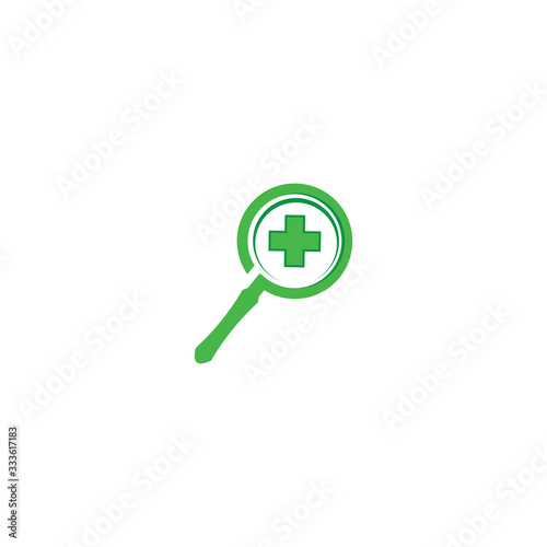 Cross medical Logo Template vector