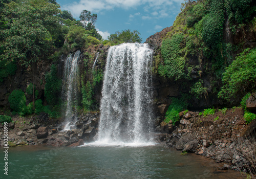 Beautiful photograph of a waterfall situated in India