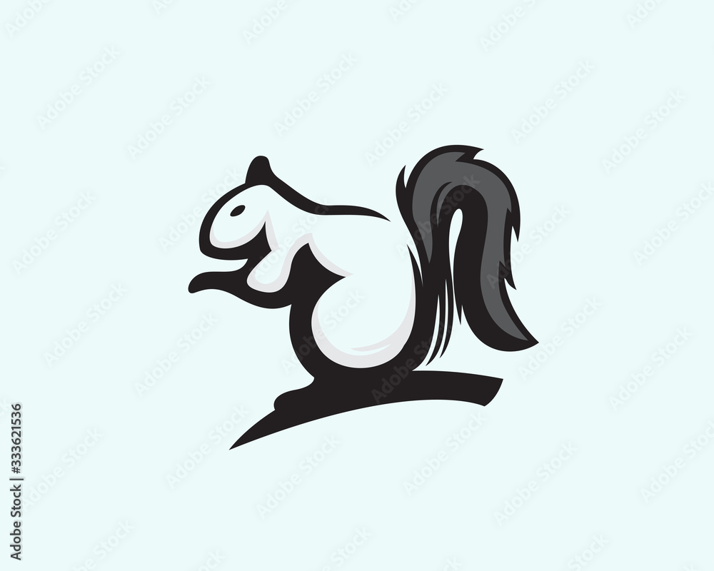 drawing stand squirrel art logo design inspiration drawing stand squirrel art logo design inspiration