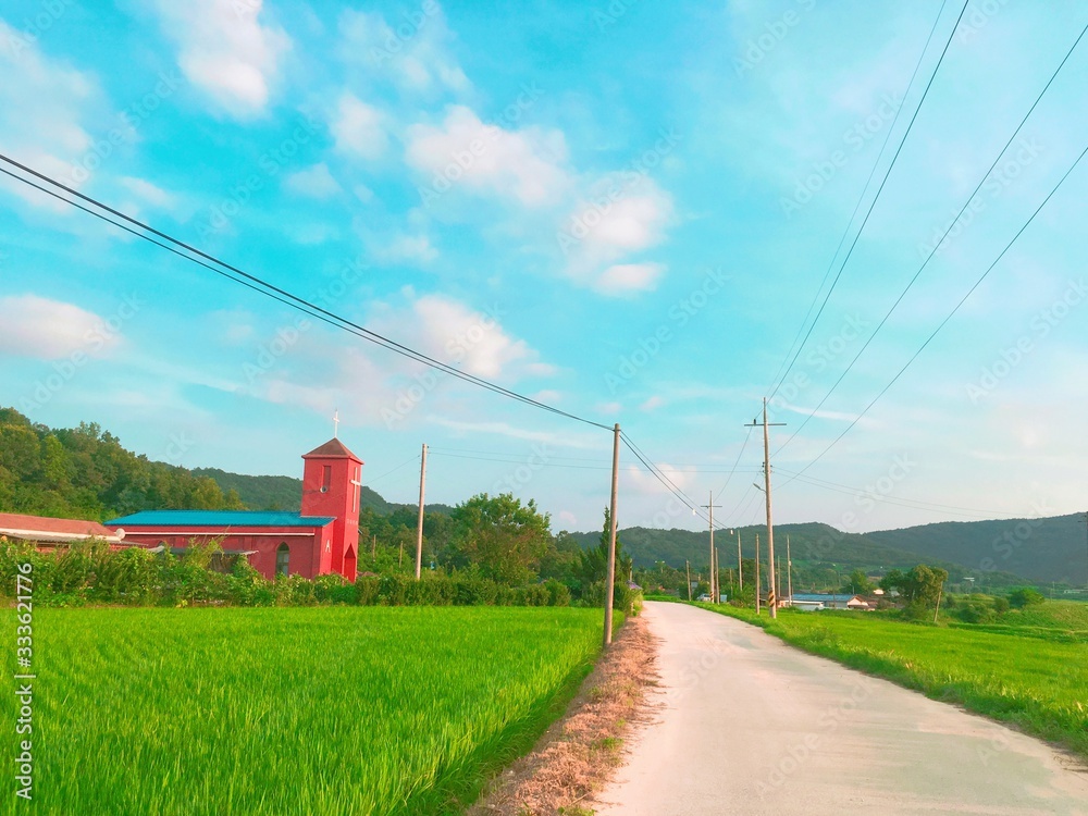 Fototapeta premium 농촌