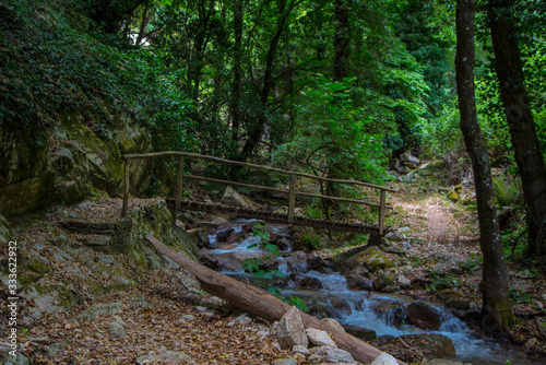 streams and lakes in the heart of the national park on vacation