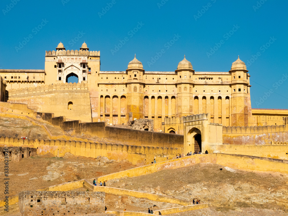 Gates of Amber Fort, Rajasthan, India Gates of Amber Fort, Rajasthan, India