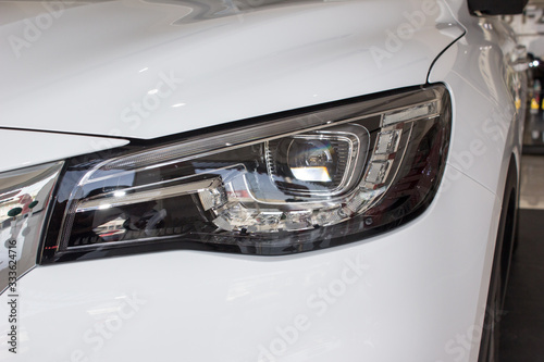 headlight of a car © Montree
